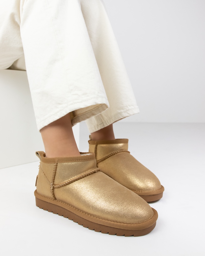 Colors of California Gevoerde boots  - goud