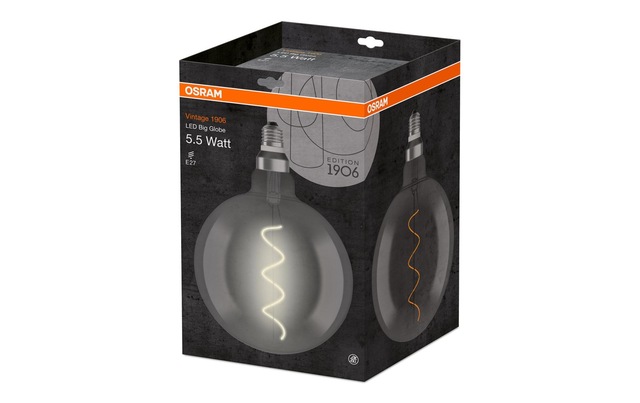 Osram LED-Leuchtmittel »Vintage 1906 Globe, 5W, E27 Warmweiss« E27 1 Stk. Warmweiss