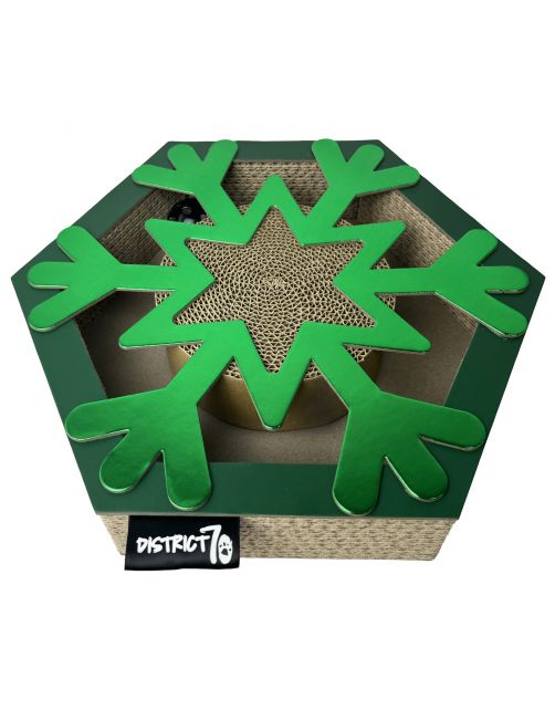 District 70 Snowflake - Krabplank - Groen