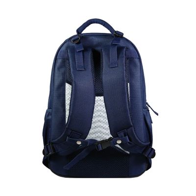 Sac à dos Cybel - 2 compartiments - bleu/velours - Bagtrotter