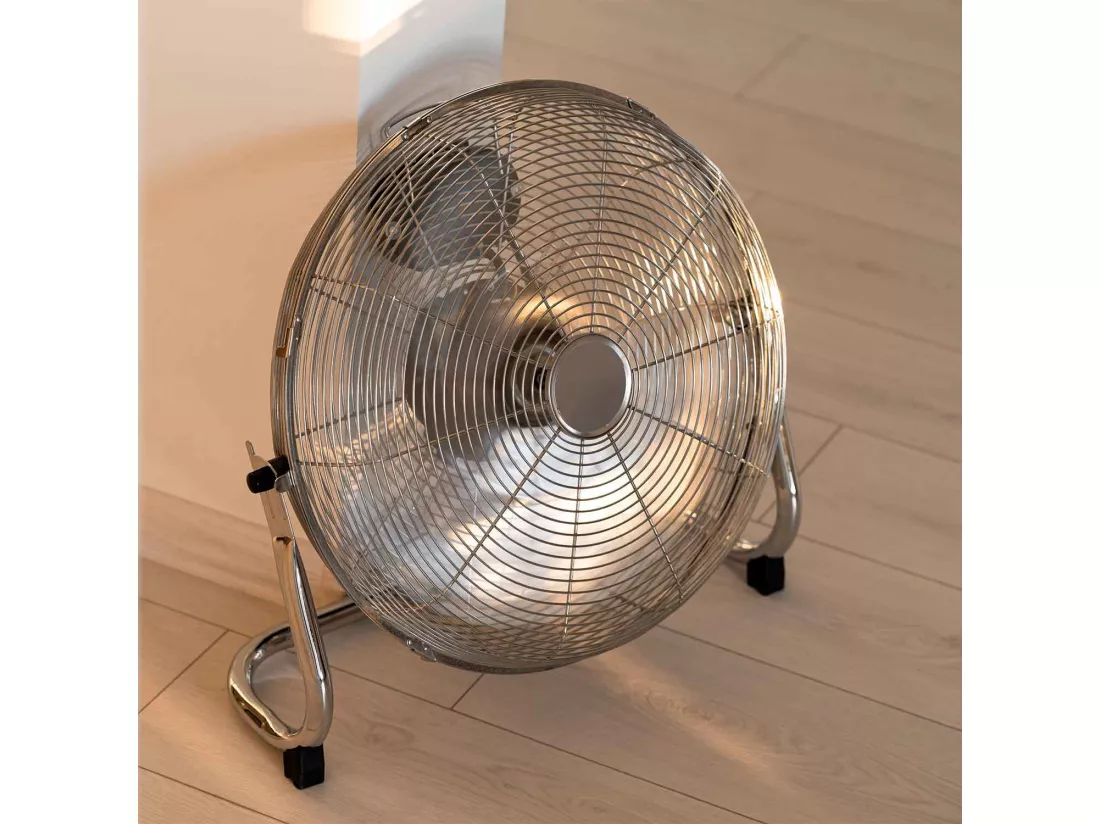 Ventilateur de Table Ø40cm 75W 3 Vitesses Aero Argent Raydan Home