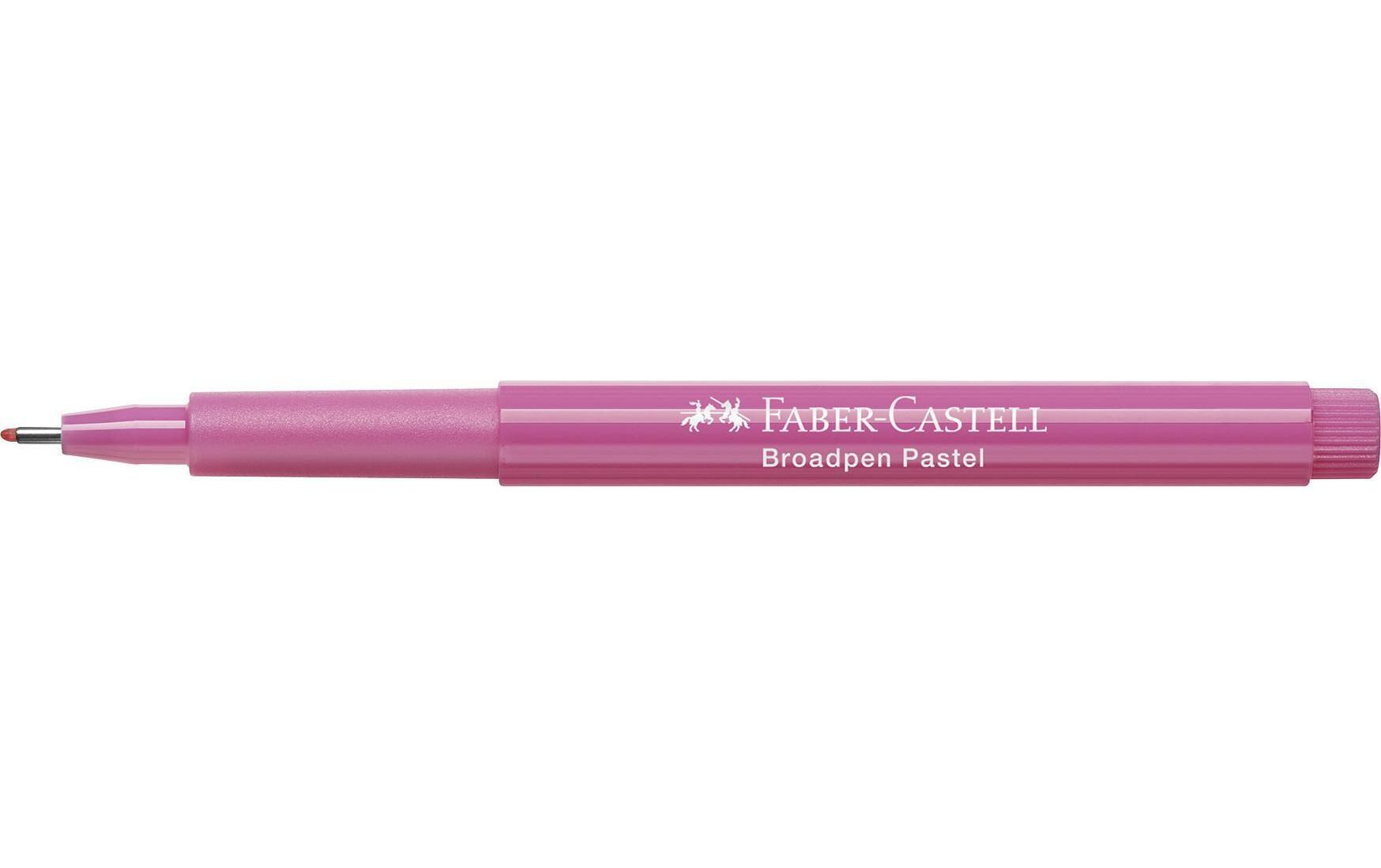 Fineliner Broadpen 1554 0.8 mm, PurpurrosaFaserschreiber für Schule, Beruf und Freizeit