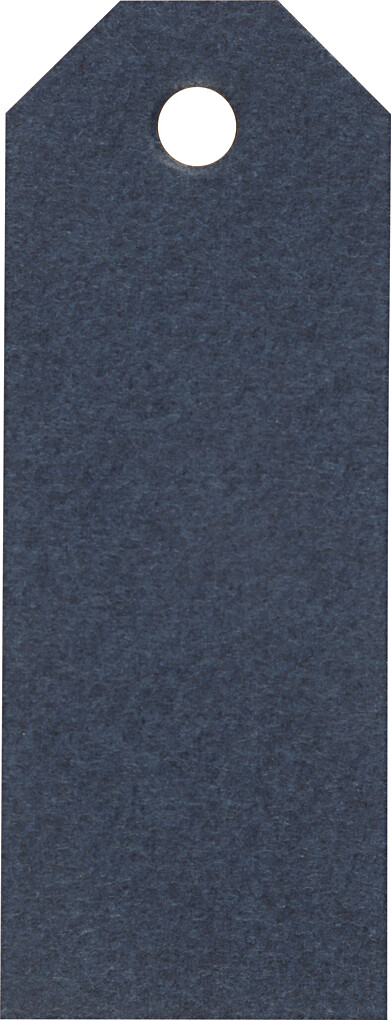 Manillamærker - Str. 3X8 CM - 220 G - Blå - 20 Stk