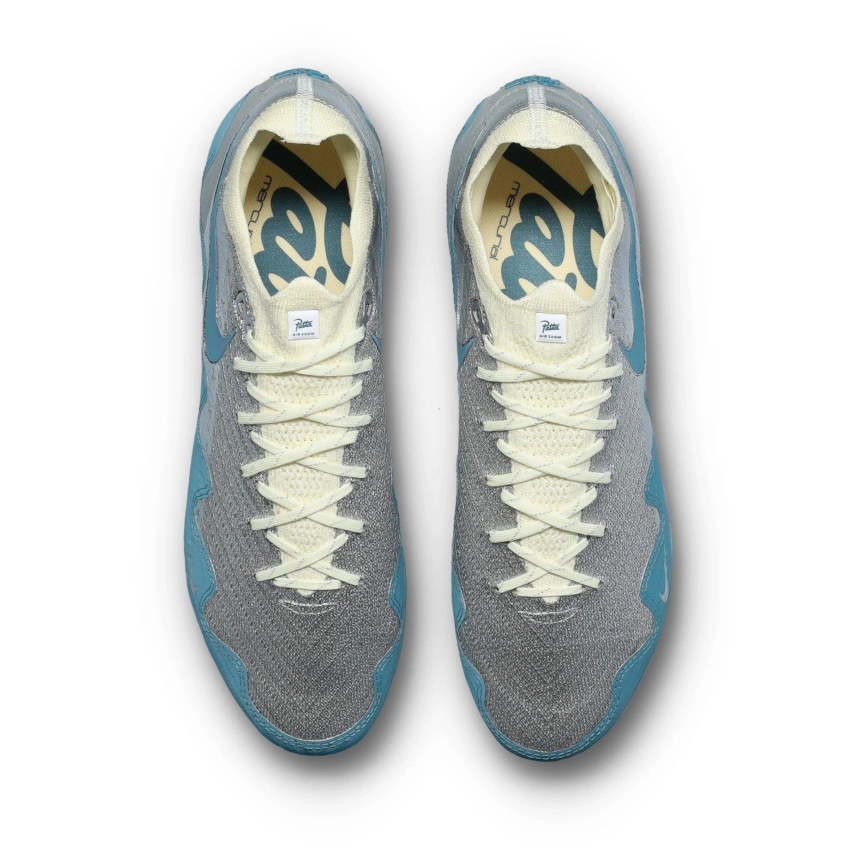 Chuteira Nike Air Zoom Mercurial Vapor 16 Elite x Patta Aqua FG
