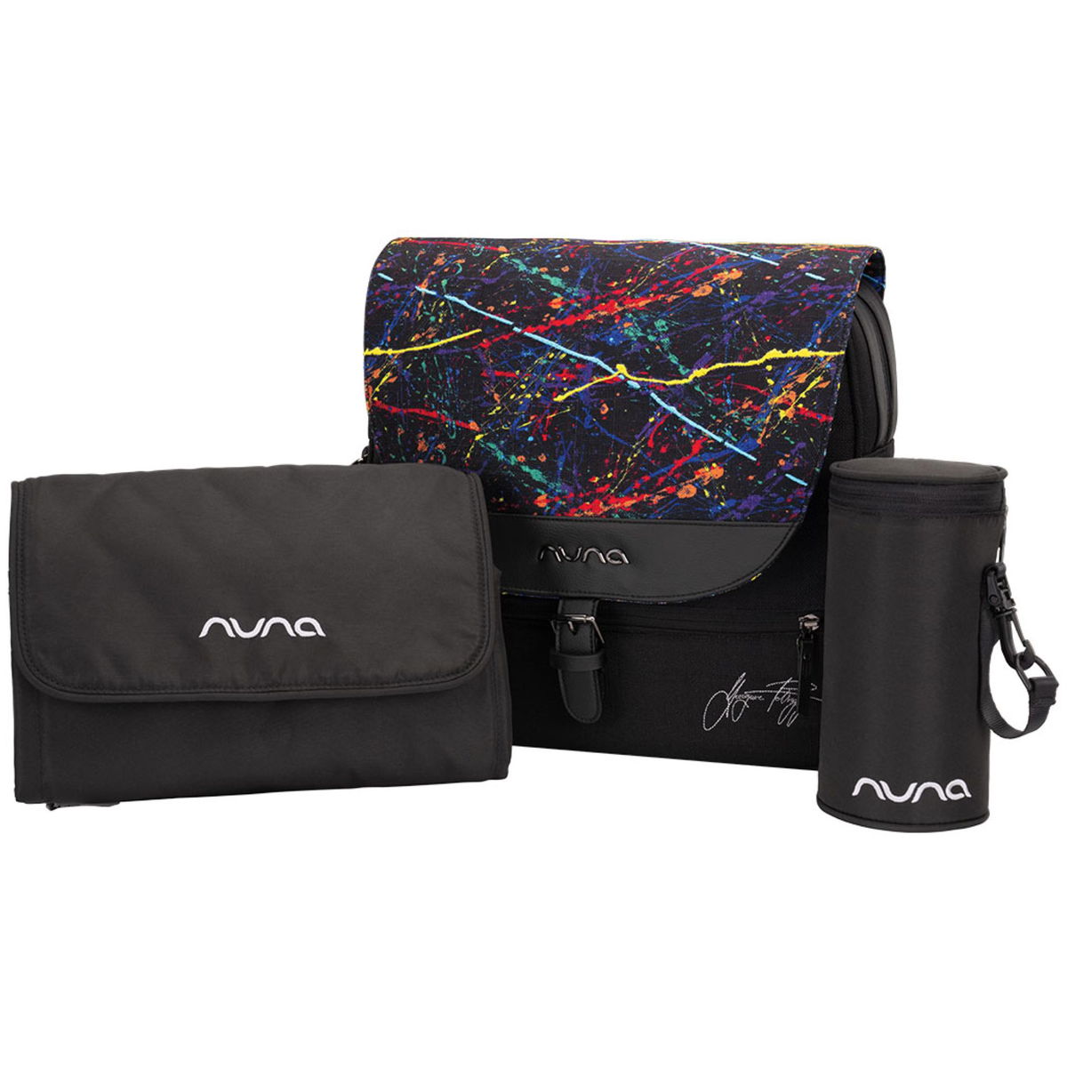 nunanuna   Wickeltasche rainbow