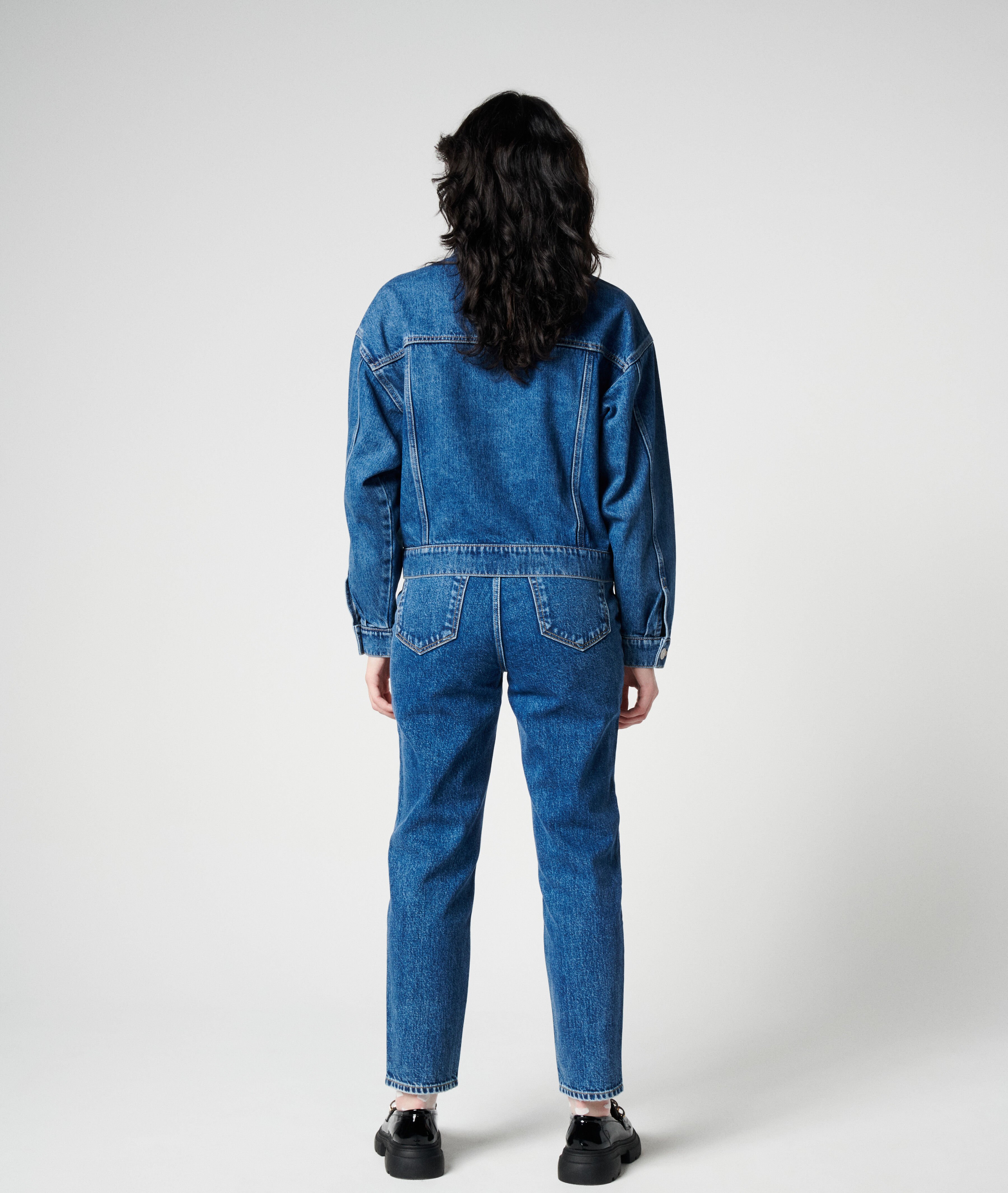 Veste en jean - Bleu foncé