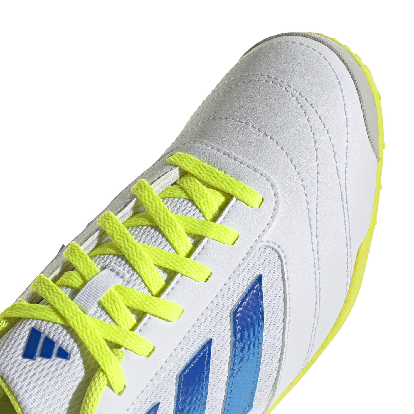 Adidas Super Sala 2 Zaalvoetbalschoenen (IN) Wit Blauw Geel
