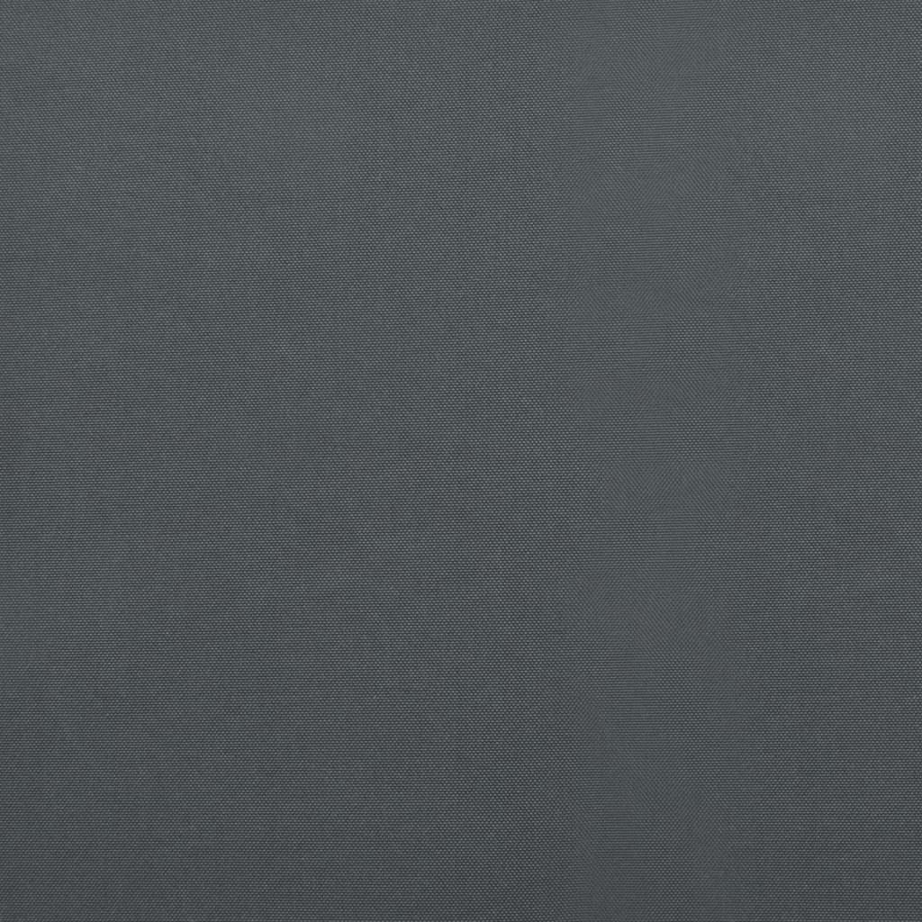 Auvent rétractable anthracite 3x2,5 m tissu et aluminium