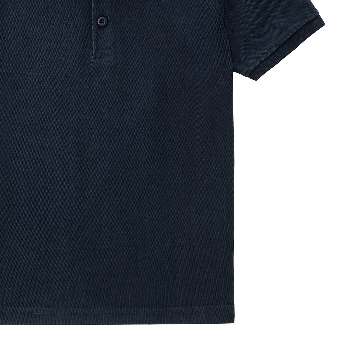 Jonas Nielsen Jungen Poloshirt in Pique-Struktur dunkelblau