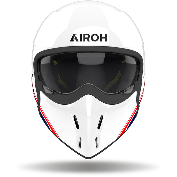 Airoh - Casque J 110 Eon Blanc / Rouge / Bleu / Brillant