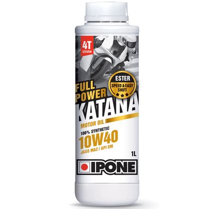 Huile moteur Ipone FULL POWER KATANA - 10W40 100% synthése - 1 LITRE Universel