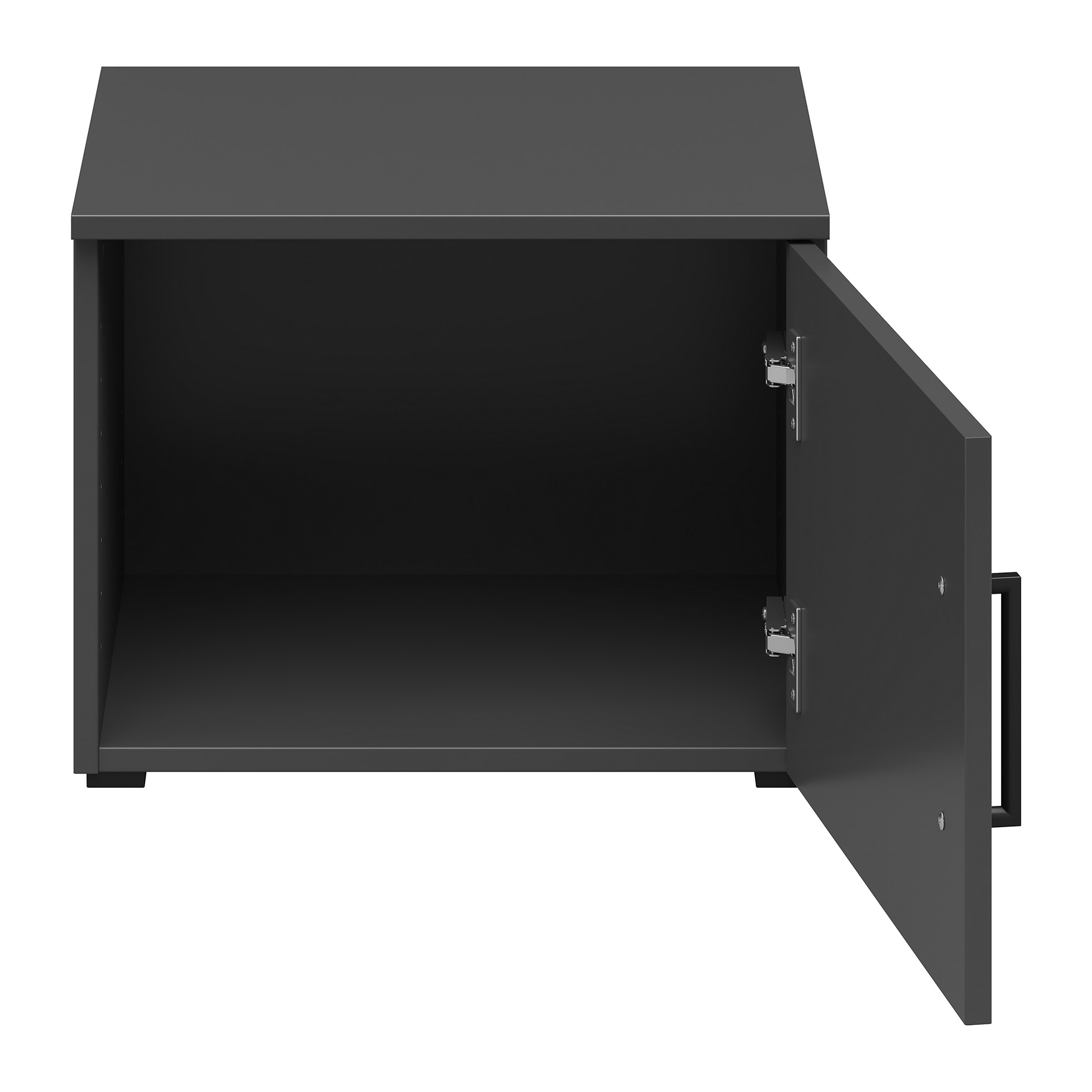 Aufsatzelement - auch hängend verwendbar - anthrazit - Breite 45 cm
