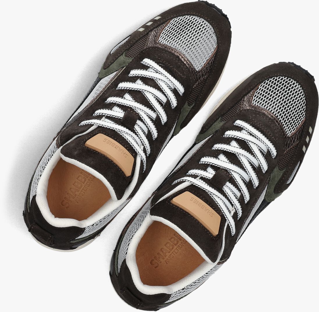 bruine shabbies lage sneakers abbey masha