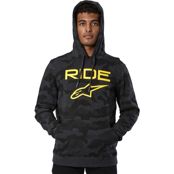 Alpinestars - Sweat Area Gris Foncé / Camouflage Gris / Jaune