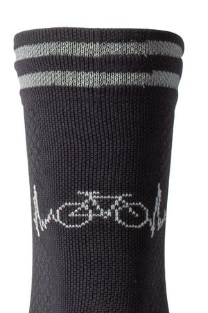 VELO - reflektierende Velosocken  schwarz  M=40-43