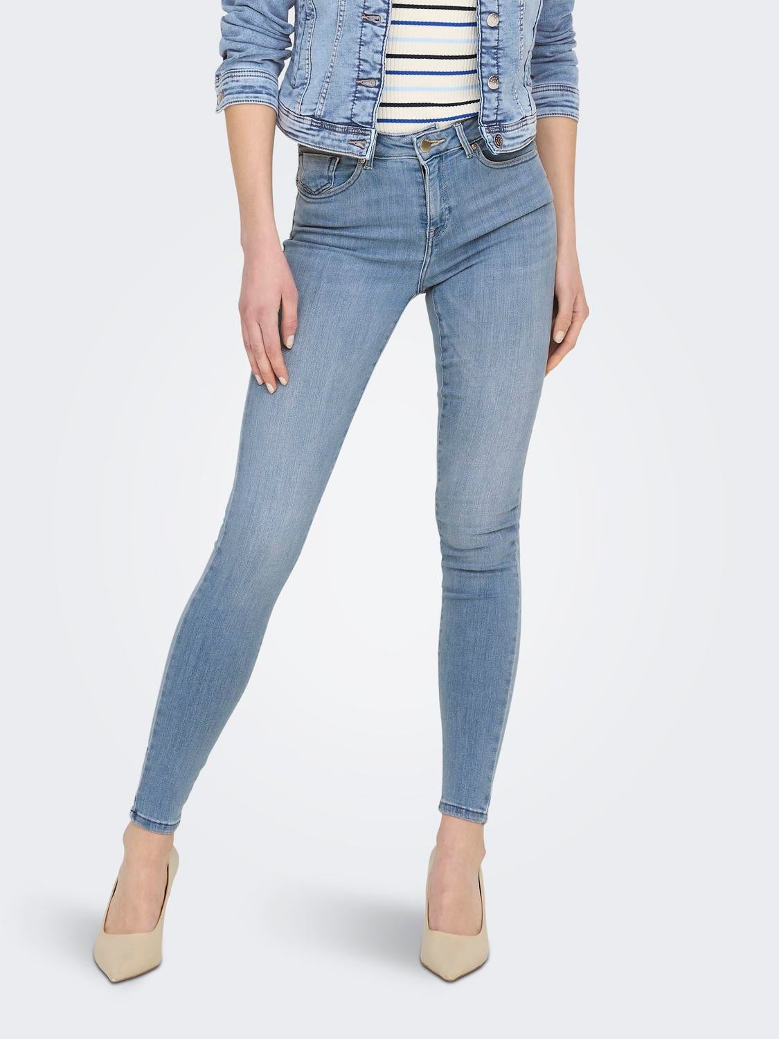 ONLPOWER Mittlere Taille Skinny Fit Jeans Special Bright Blue Denim