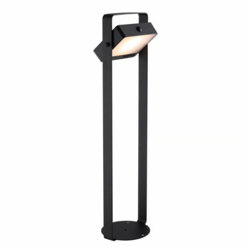 Nordlux oplaadbare solar tuinpaal Saulio zwsart 4.5W geïntegreerde LED