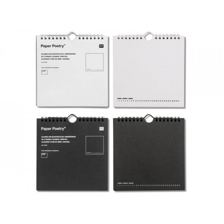Paper Poetry Dauerkalender zum Selbstgestalten