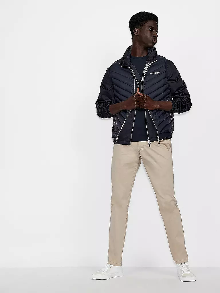 ARMANI EXCHANGE Daunensteppgilet blau