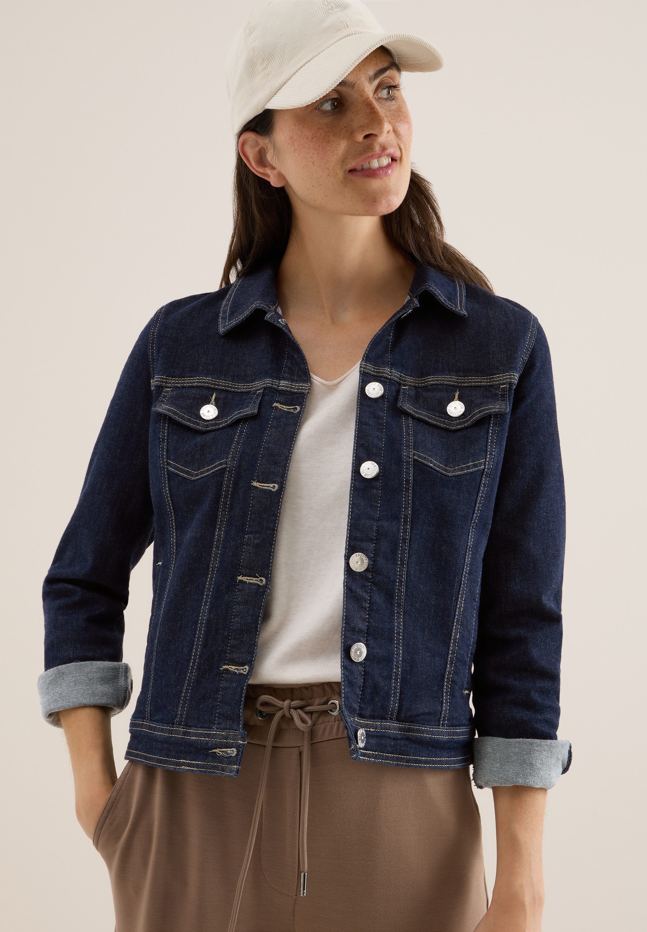 Cecil Jeansjacke mit Taschen