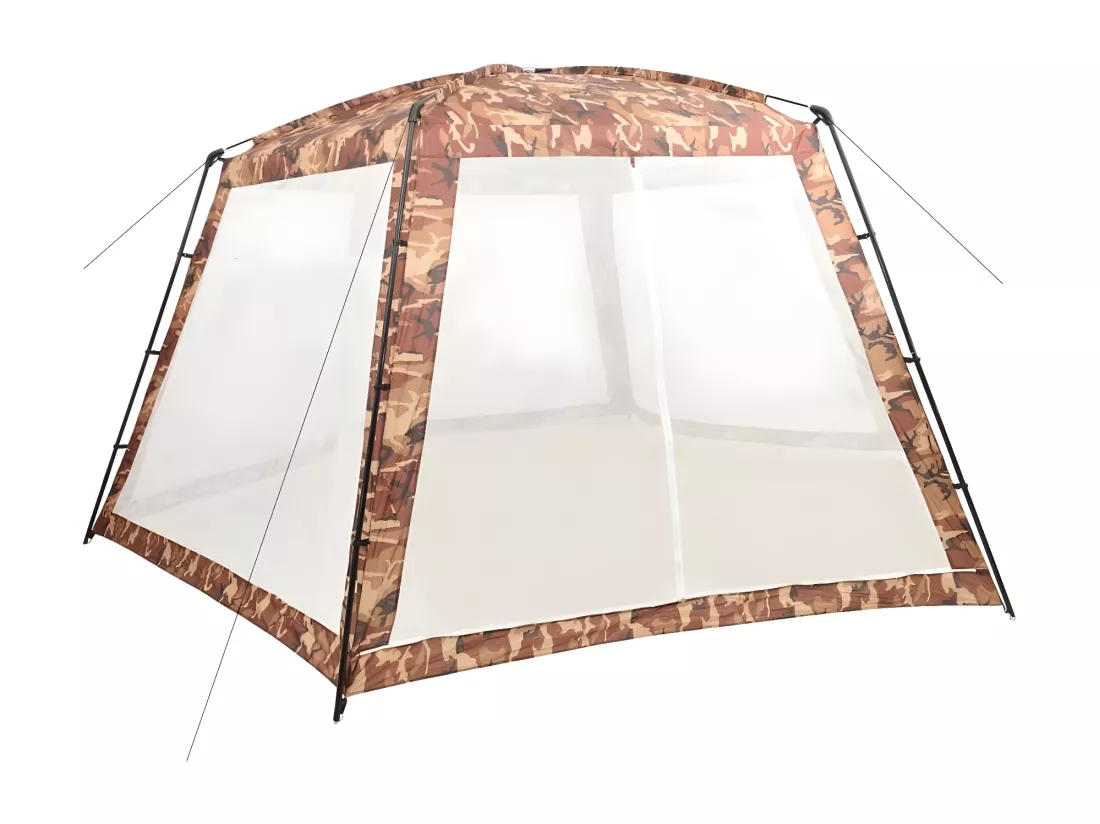 Prolenta Premium - Tente de piscine Tissu 660x580x250 cm Camouflage