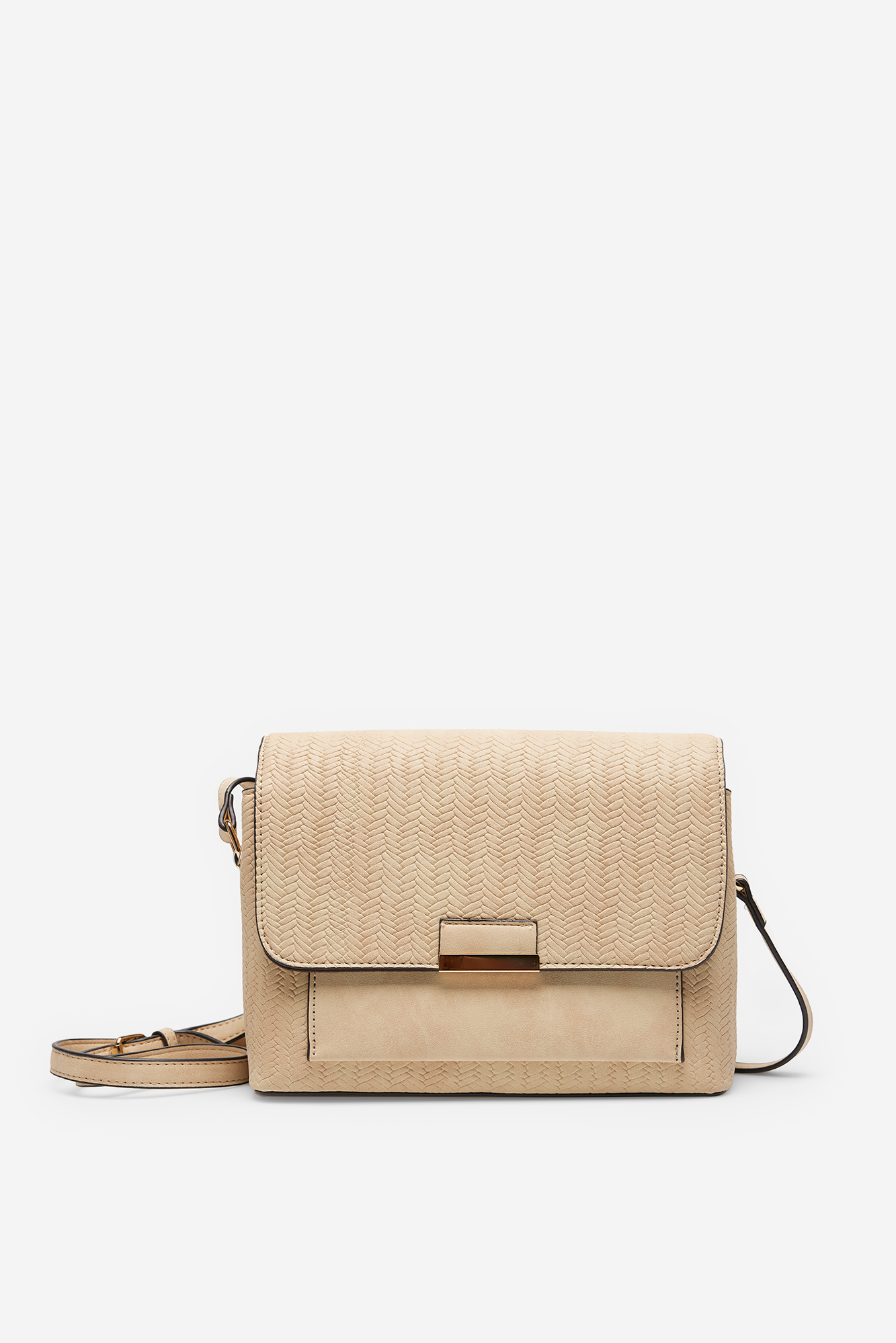 Bolsa transversal texturizada