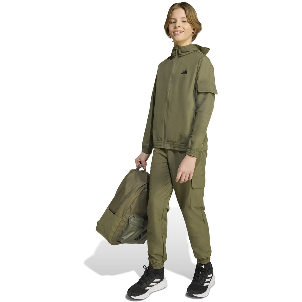 Køb adidas Originals Olive Strata/White J Wv Cargo Tracksuit