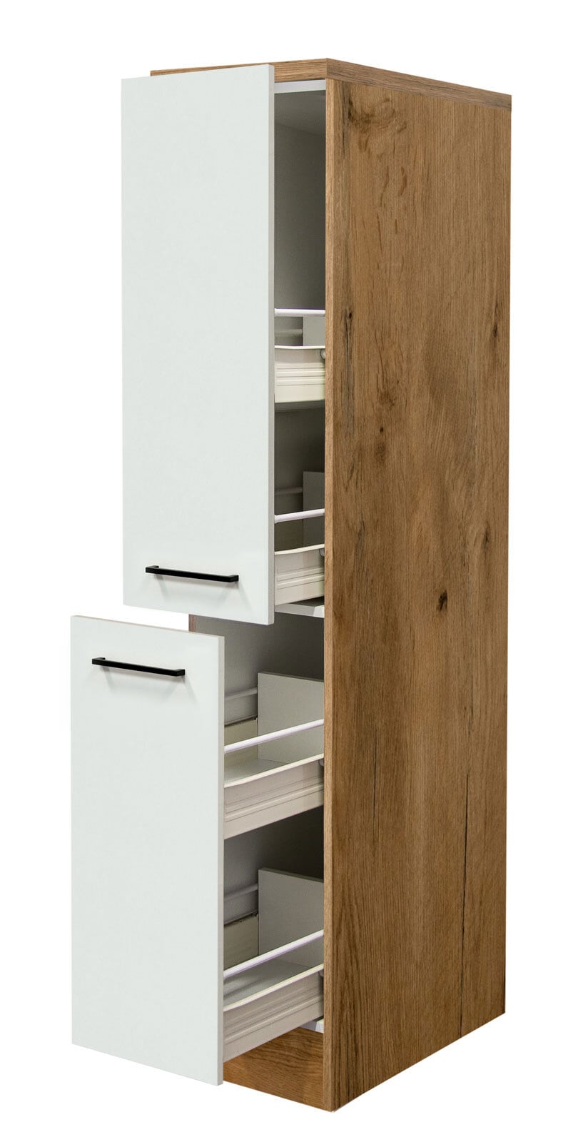 Apothekerschrank Avila, Weiß/Braun