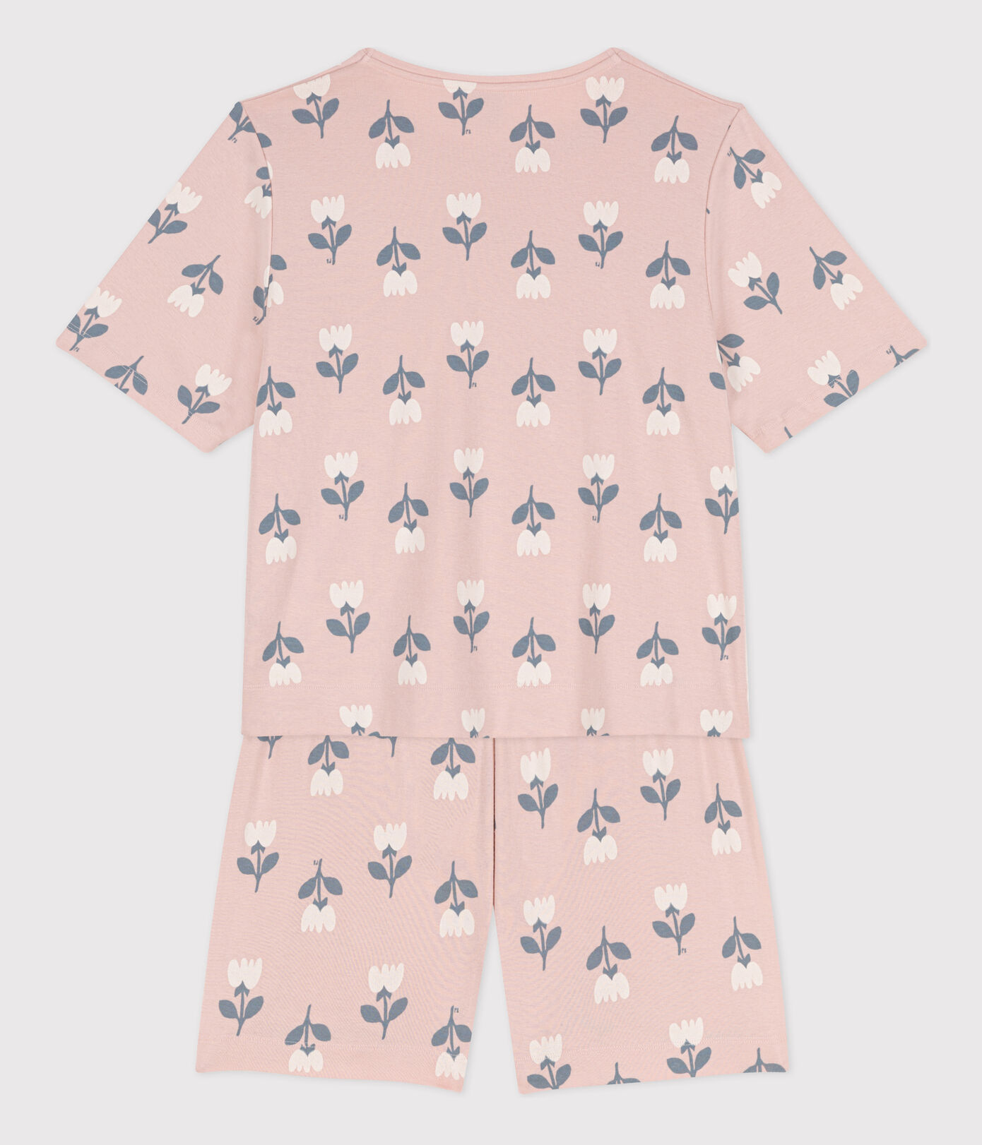 Pyjacourt tulipes en coton femme