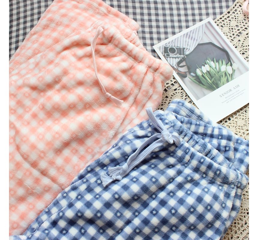 Dogini - Fleece pyjamabroek met patroon