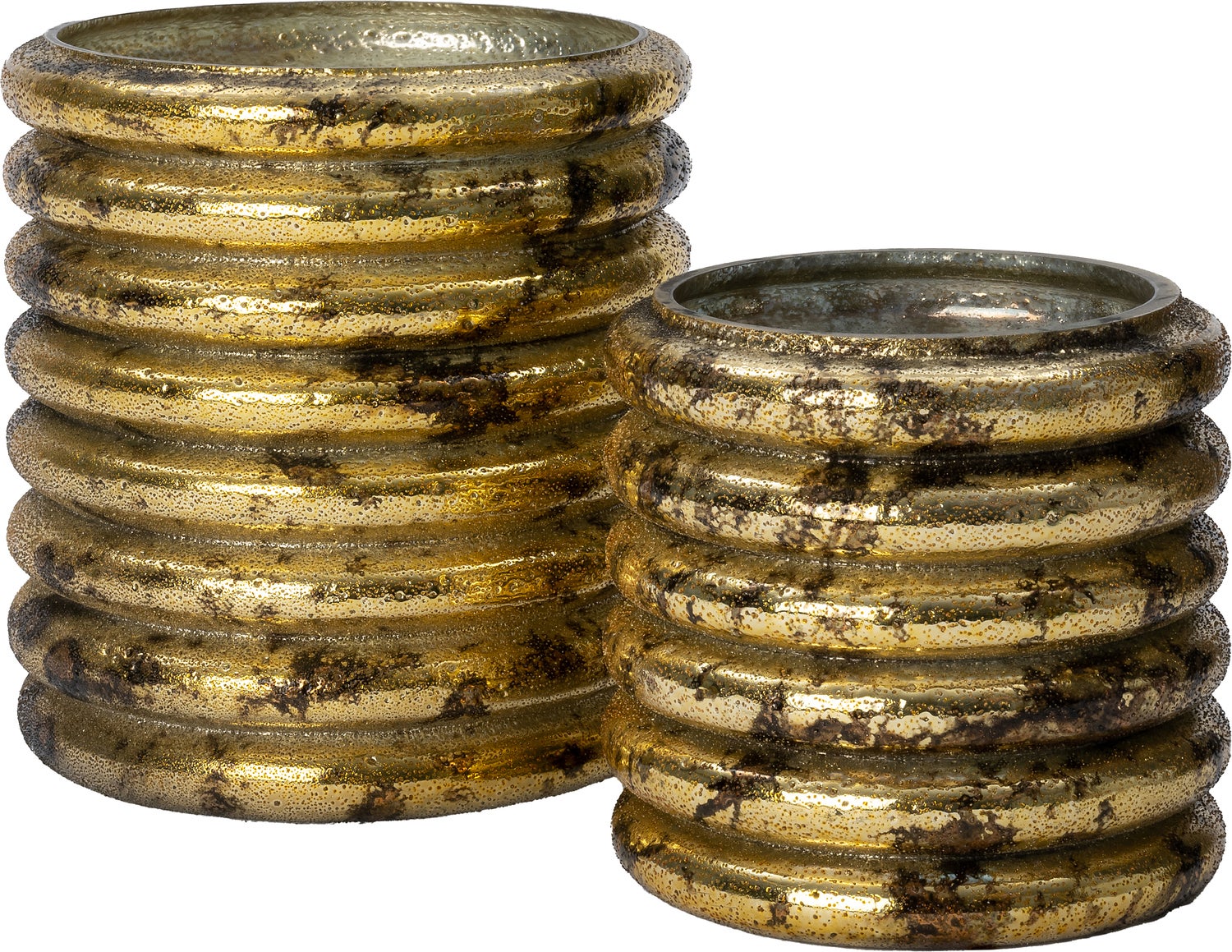 Intratuin bloempot Lies goud D 12 H 12 cm