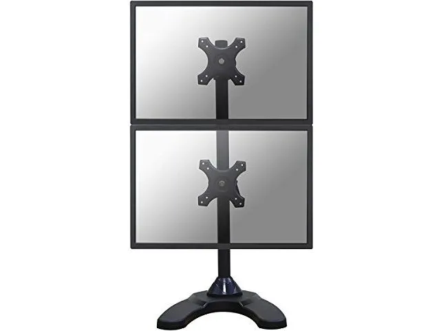 Neomounts FPMA-D700DDV - Stativ - fuld bevægelse - for 2 LCD displays - sort - skærmstørrelse: 10