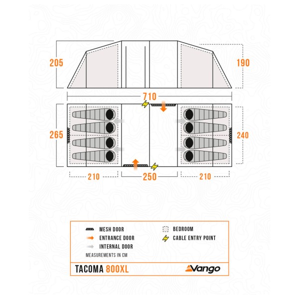 Vango - Tacoma 800XL Package - Tente de groupe