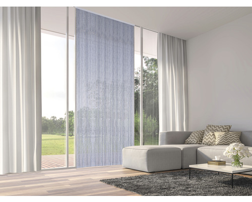 Deurgordijn Astro grijs 90x210 cm