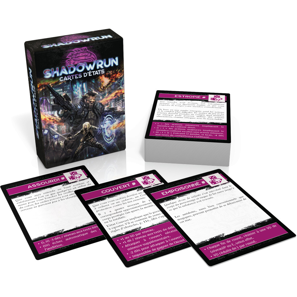 Shadowrun 6 - Cartes d'état