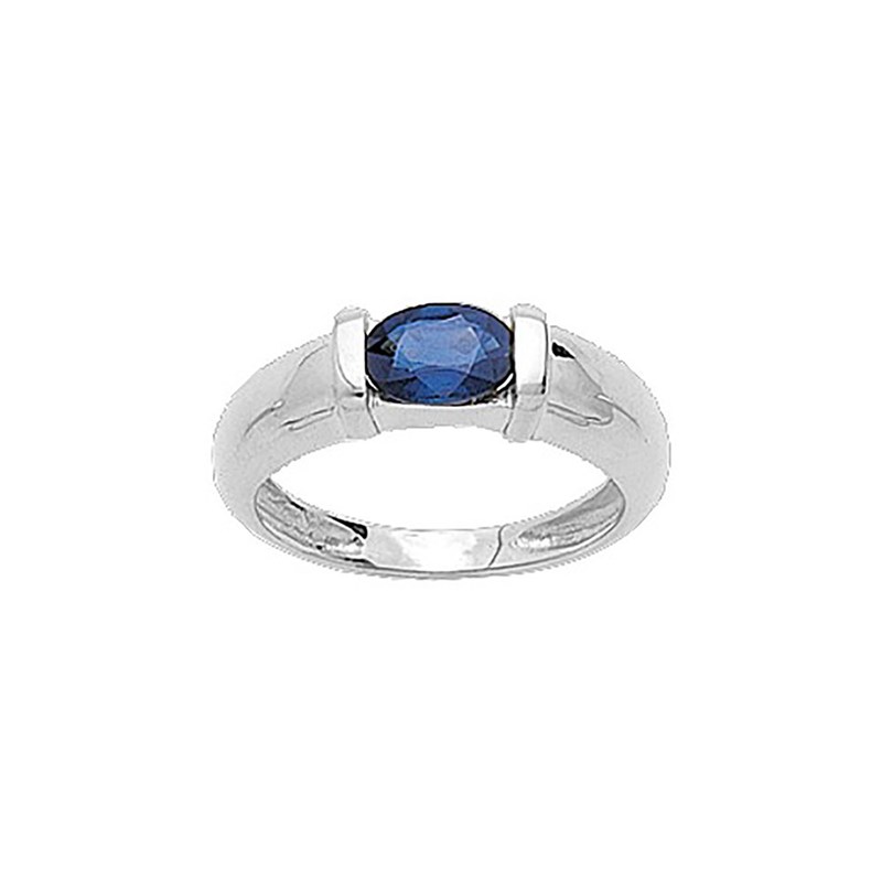 Bague Femme - saphir - Or 18 Carats
