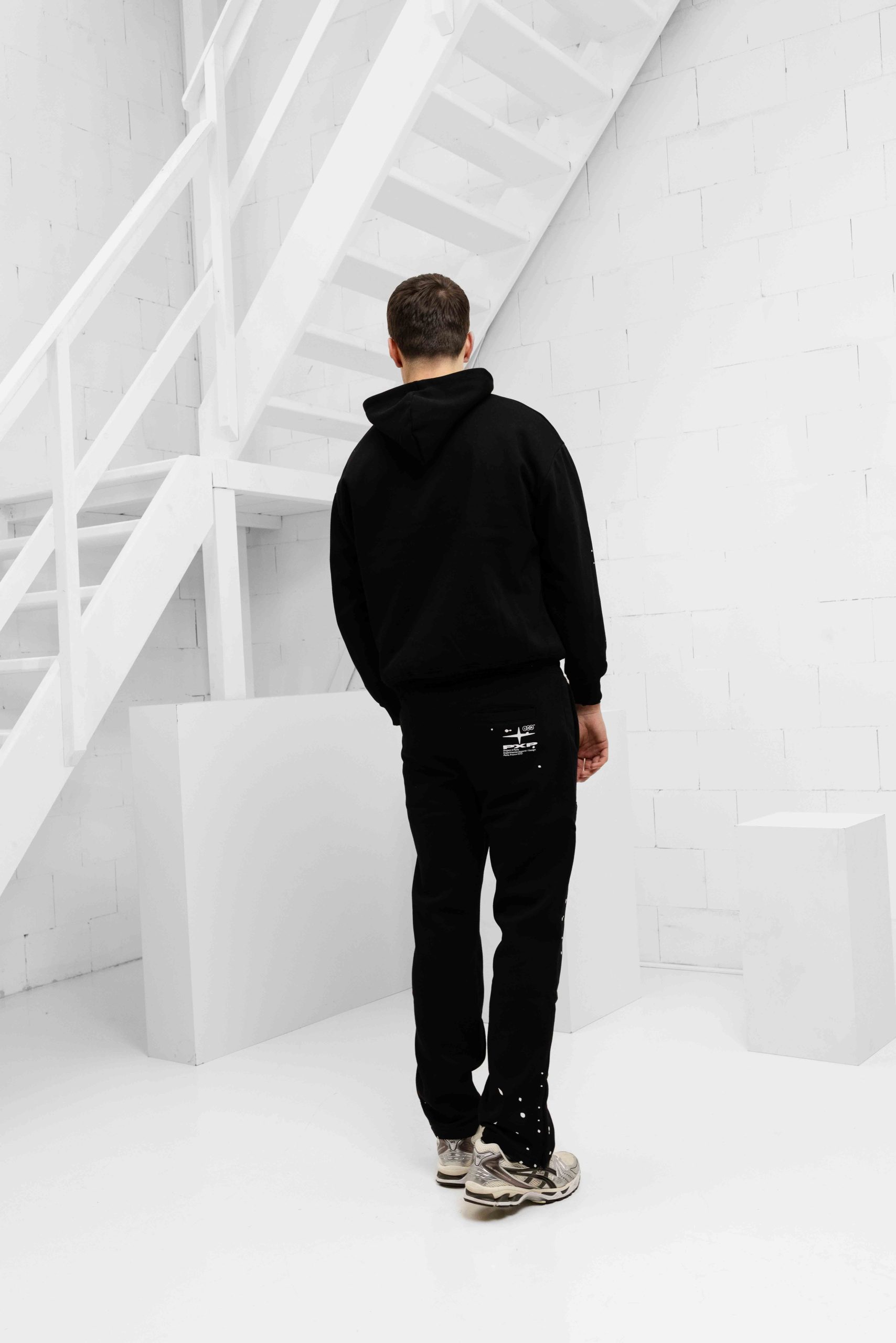 Project X Paris Paint Hoodie Heren Zwart