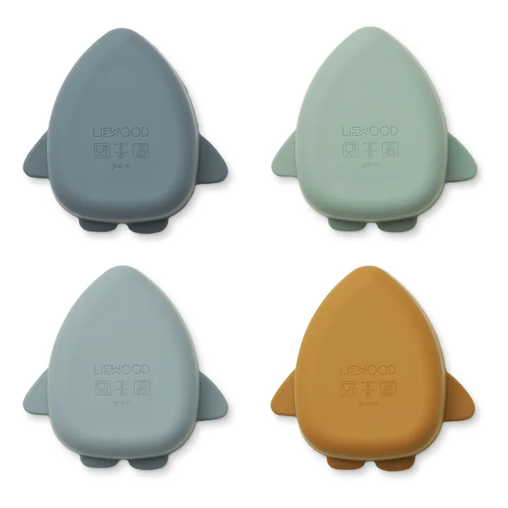Liewood Bols en silicone Iggy - Set de 4