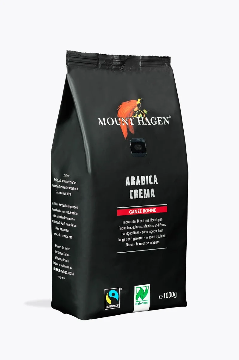 Mount Hagen Arabica Crema Bio Vorteilspaket 4kg