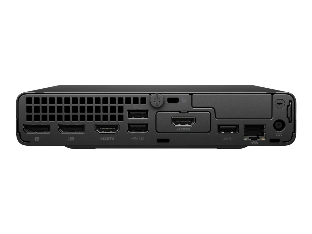 HP Pro 400 G9 - Mini Core i5 i5-14500T / op til 4.8 GHz - RAM 16 GB - SSD 512 GB - NVMe - UHD Graphics 770 - Gigabit Ethernet, Bluetooth 5.3, IEEE 802.11ax (Wi-Fi 6) - Win 11 Pro - skærm: ingen - tastatur: fransk - Smart Buy