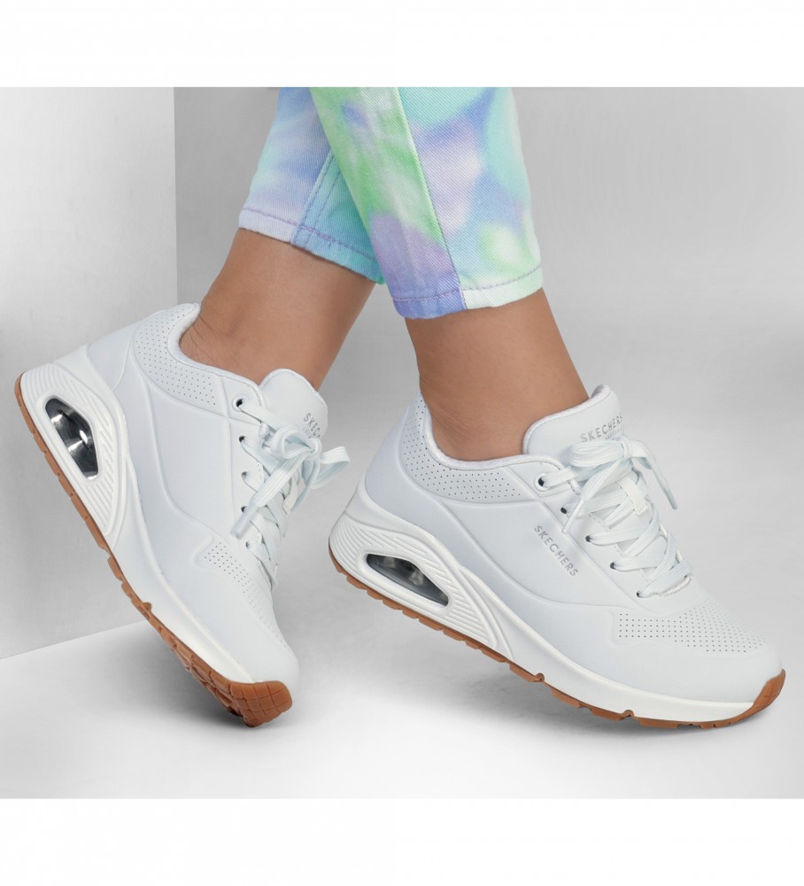 Tênis Skechers Street Uno Stand on Air Branco