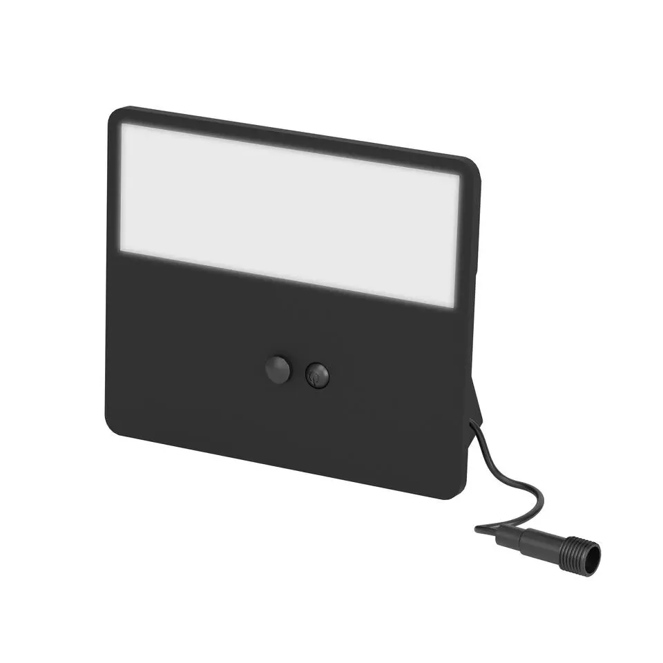 EGLO Panettieri Solar Wandlamp - LED - 17 cm - Zwart