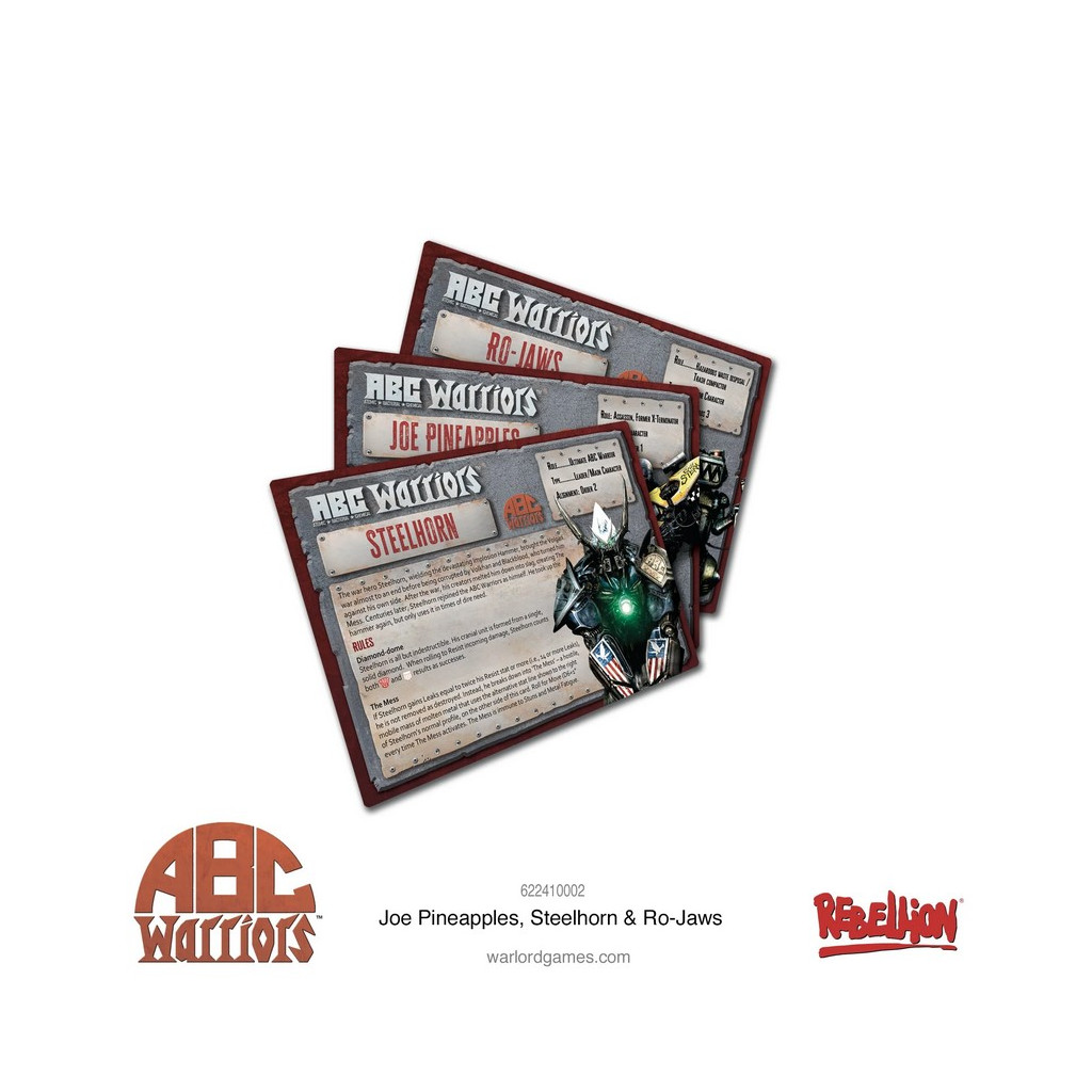ABC Warriors - Joe Pineapples, Steelhorn & Ro-Jaws