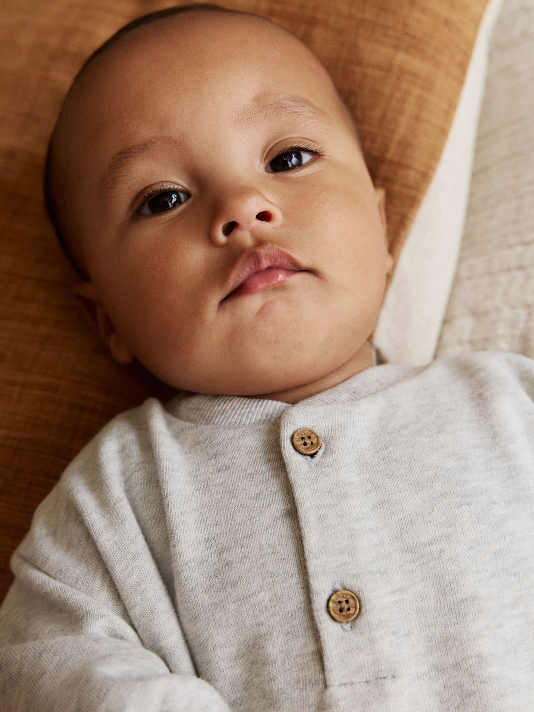 Grijs geruit - Set van babysweatshirt en broek (0mnd -2jr)