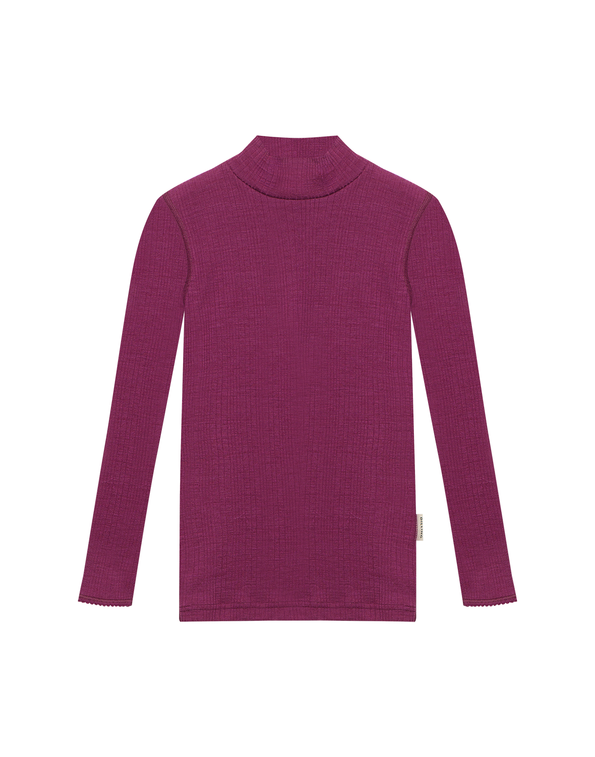 Shirt met hoge hals van merinowol voor kinderen