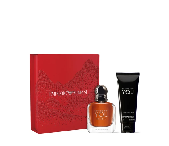 Emporio Armani Stronger with You Intense Eau de Parfum Sets mit Düften