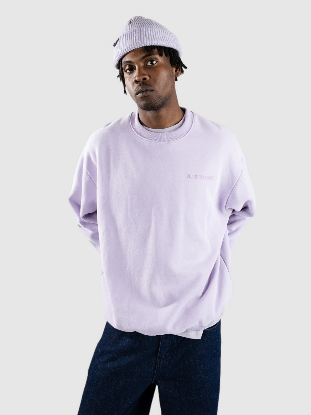 Blue Tomato Mini Logo Crew Sweater purple