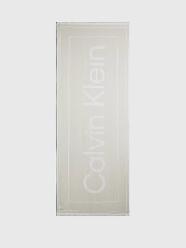 Cachecol Jacquard com logotipo