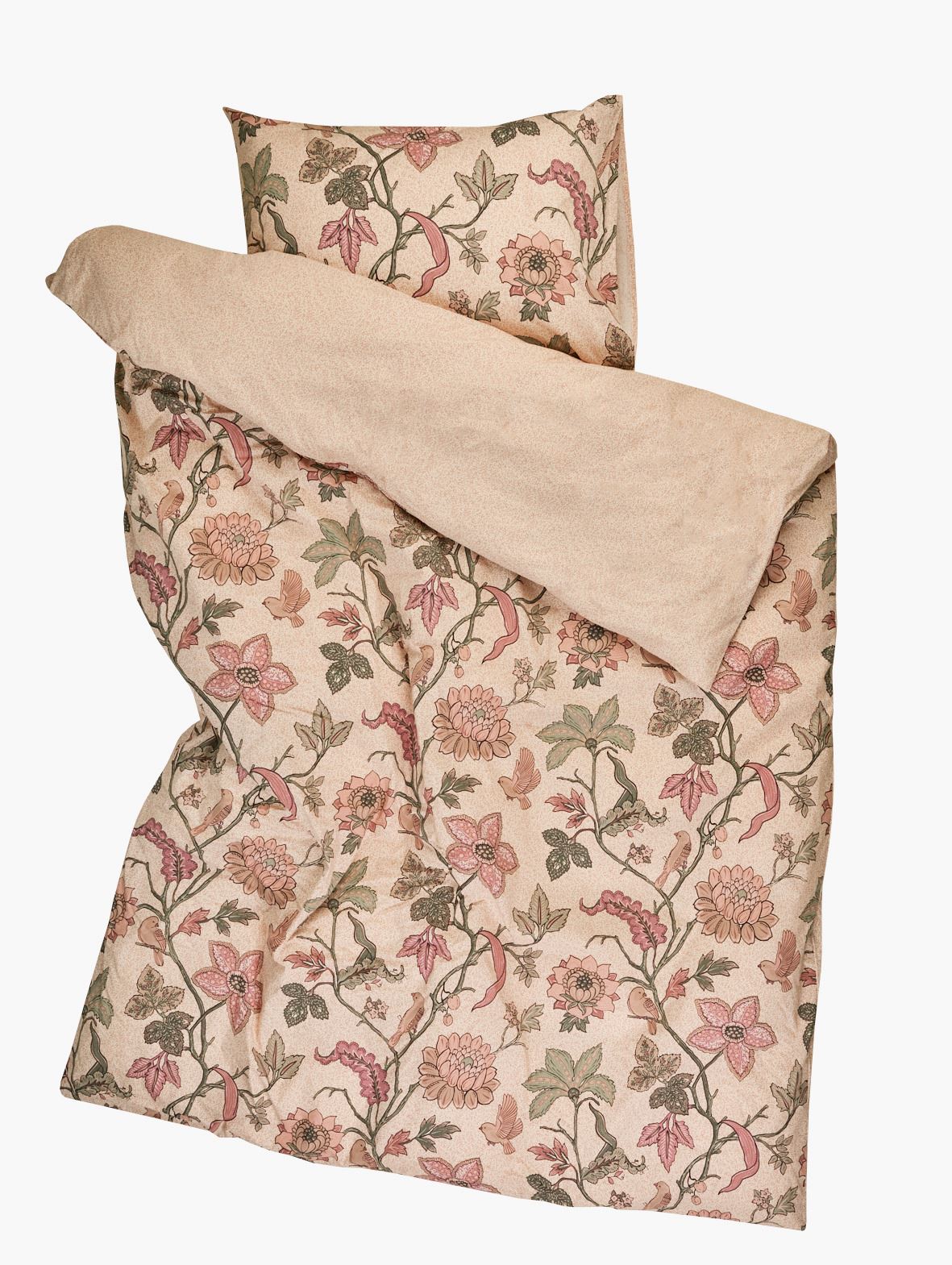 Bomull sengesett multi rosa - 200x220 cm