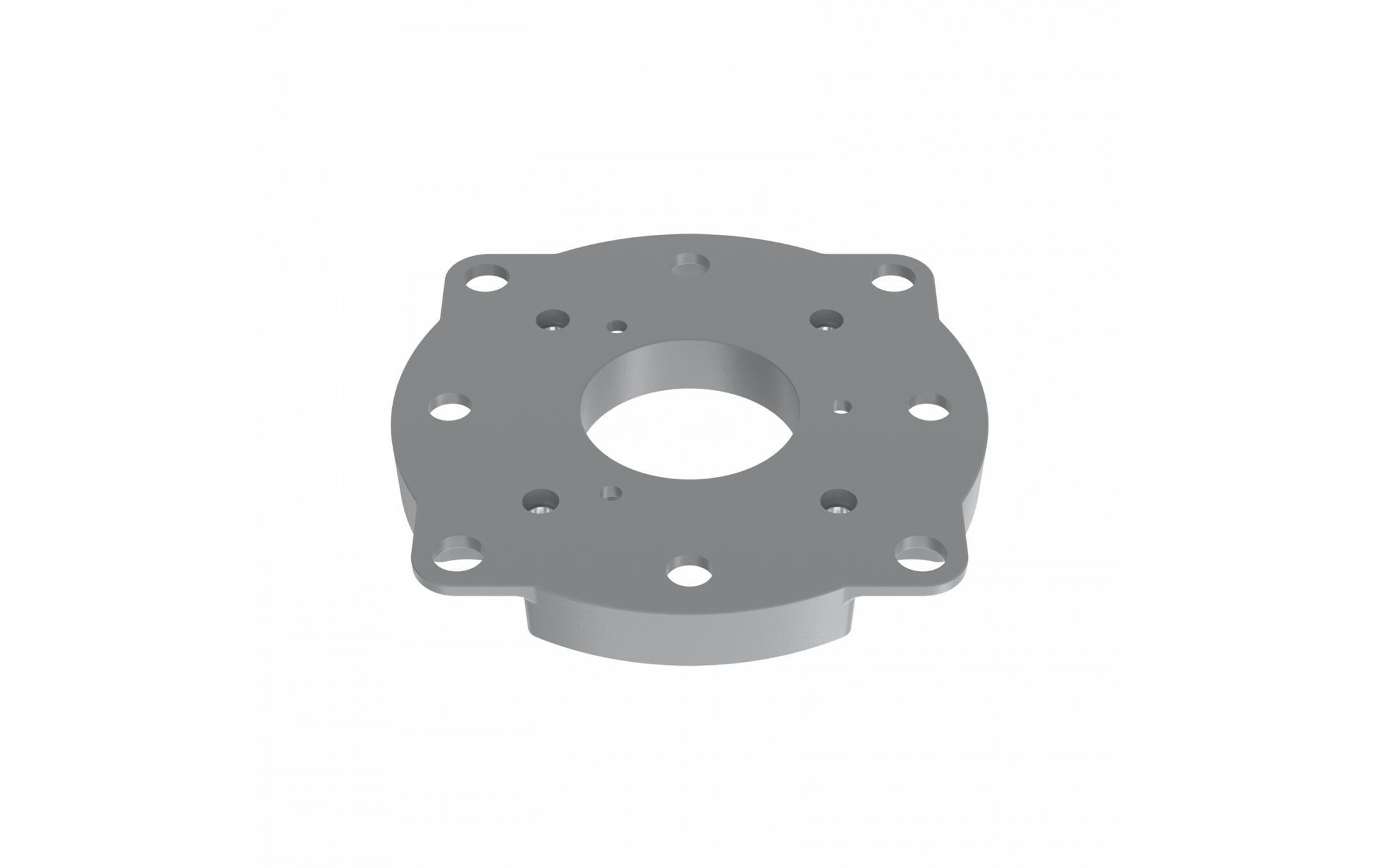 Montageplatte TQ6901-E Silber 4 Stück<br>Für die Nachrüstung von PTZ-Kameras